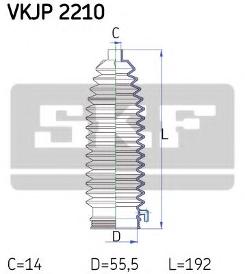 Imagine Ansamblu burduf, directie SKF VKJP 2210