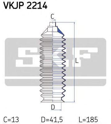 Imagine Ansamblu burduf, directie SKF VKJP 2214