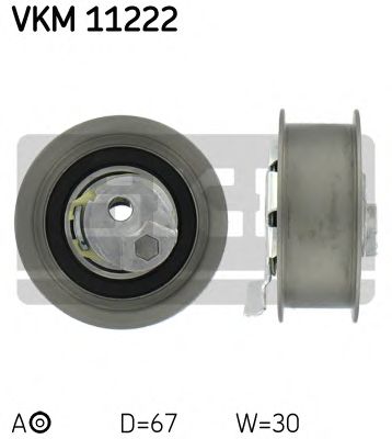 Imagine rola intinzator,curea distributie SKF VKM 11222