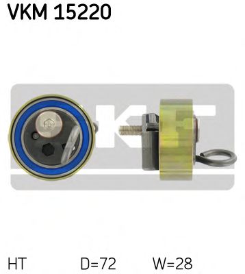 Imagine rola intinzator,curea distributie SKF VKM 15220