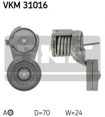 Imagine rola intinzator,curea transmisie SKF VKM 31016