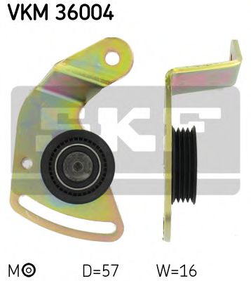 Imagine rola intinzator,curea transmisie SKF VKM 36004