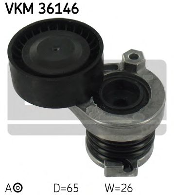 Imagine rola intinzator,curea transmisie SKF VKM 36146