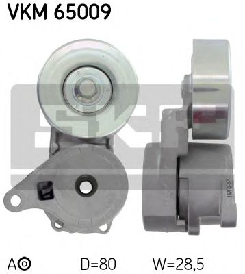 Imagine rola intinzator,curea transmisie SKF VKM 65009