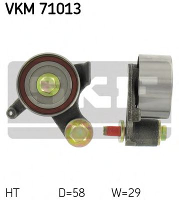 Imagine rola intinzator,curea distributie SKF VKM 71013