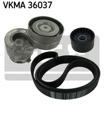 Imagine Set curea transmisie cu caneluri SKF VKMA 36037