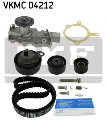 Imagine Set pompa apa + curea dintata SKF VKMC 04212