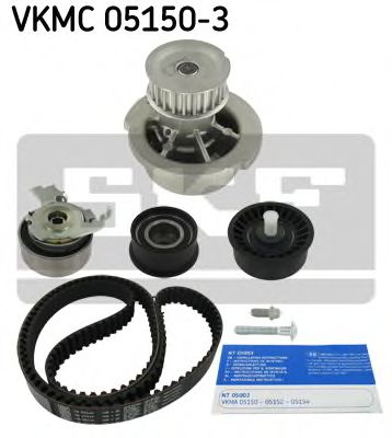 Imagine Set pompa apa + curea dintata SKF VKMC 05150-3