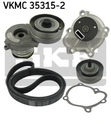 Imagine Pompa apa + Set curea transmisie cu caneluri SKF VKMC 35315-2