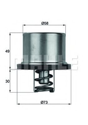 Imagine termostat,lichid racire BEHR THD 1 65