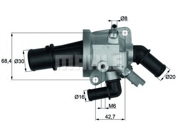 Imagine termostat,lichid racire BEHR TI 153 88