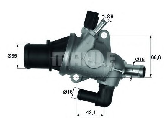 Imagine termostat,lichid racire BEHR TI 163 88