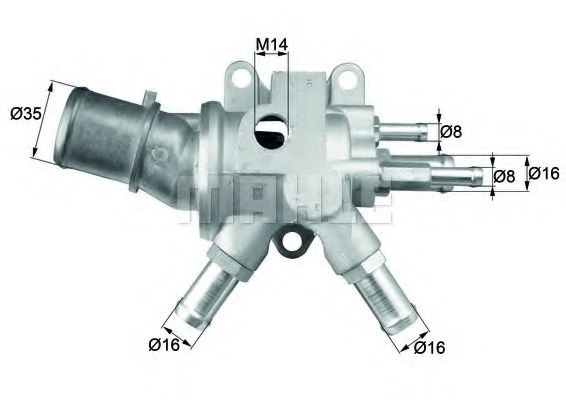Termostat,lichid racire BEHR TI 99 83D