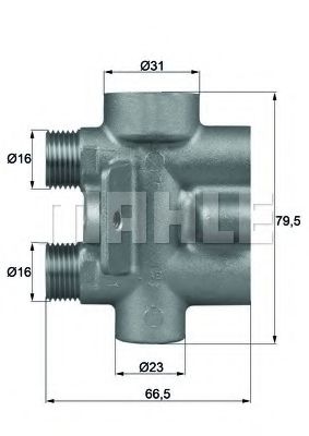 Imagine termostat,racire ulei BEHR TO 9 75