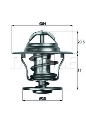 Imagine termostat,lichid racire BEHR TX 13 87D