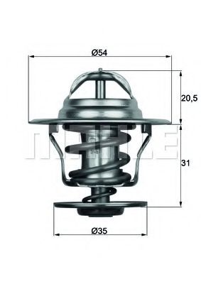 Imagine termostat,lichid racire BEHR TX 15 84D