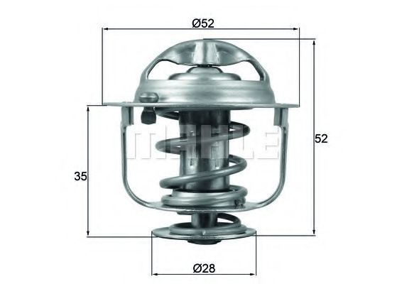 Imagine termostat,lichid racire BEHR TX 165 88D