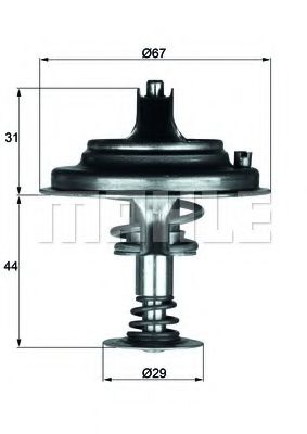 Imagine termostat,lichid racire BEHR TX 26 71D