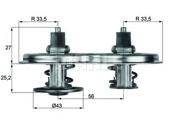 Imagine termostat,lichid racire BEHR TX 33 88D