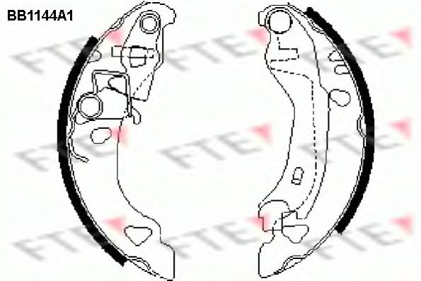 Imagine Set saboti frana FTE BB1144A1