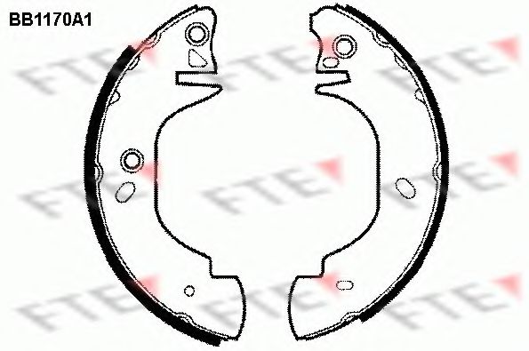 Imagine Set saboti frana FTE BB1170A1