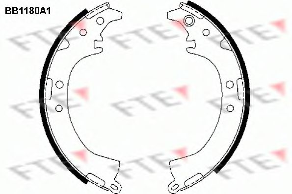 Imagine Set saboti frana FTE BB1180A1