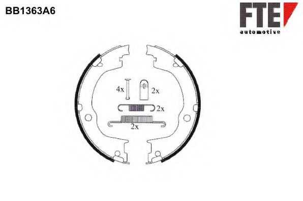 Imagine Set saboti frana, frana de mana FTE BB1363A6