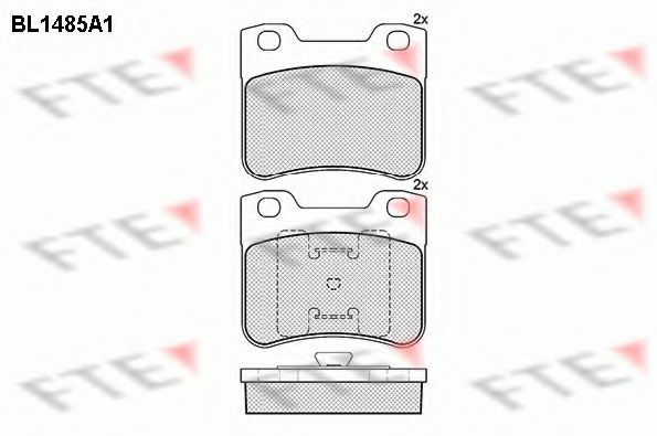 Imagine set placute frana,frana disc FTE BL1485A1