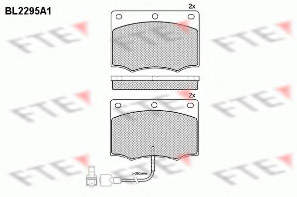 Imagine set placute frana,frana disc FTE BL2295A1