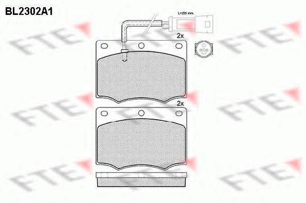 Imagine set placute frana,frana disc FTE BL2302A1