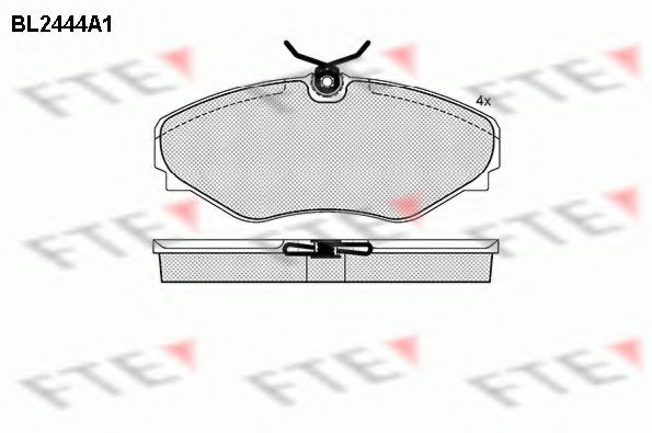 Imagine set placute frana,frana disc FTE BL2444A1