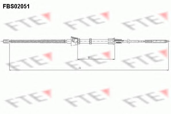 Imagine Cablu, frana de parcare FTE FBS02051