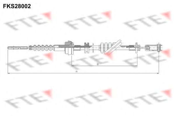 Imagine Cablu ambreiaj FTE FKS28002