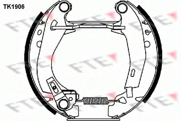 Imagine Set saboti frana FTE TK1906