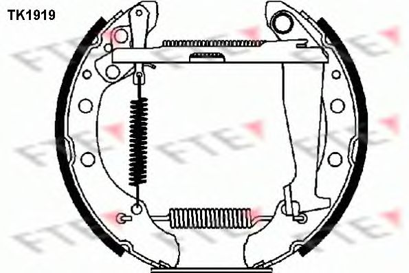 Imagine Set saboti frana FTE TK1919