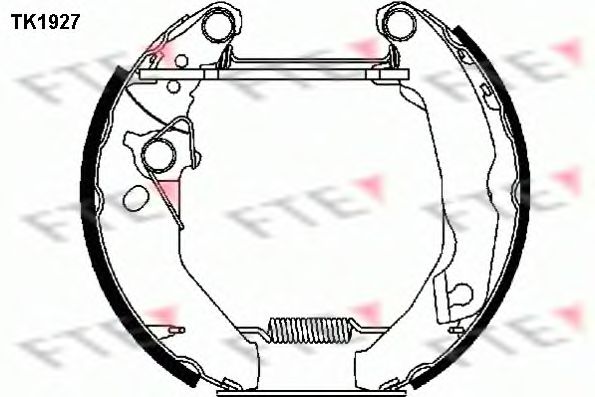 Imagine Set saboti frana FTE TK1927