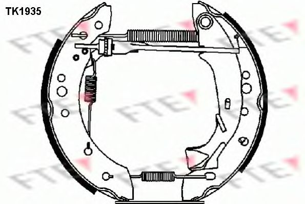 Imagine Set saboti frana FTE TK1935
