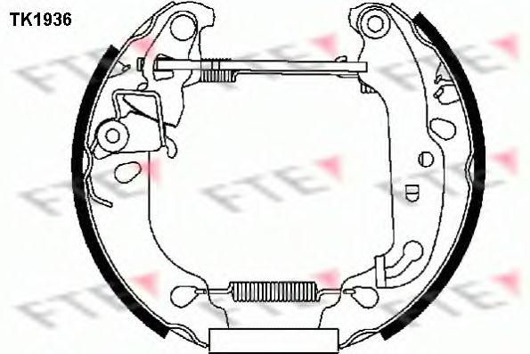 Imagine Set saboti frana FTE TK1936