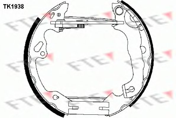 Imagine Set saboti frana FTE TK1938