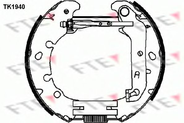 Imagine Set saboti frana FTE TK1940