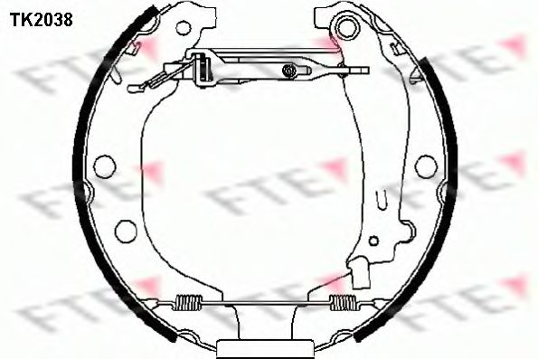 Imagine Set saboti frana FTE TK2038