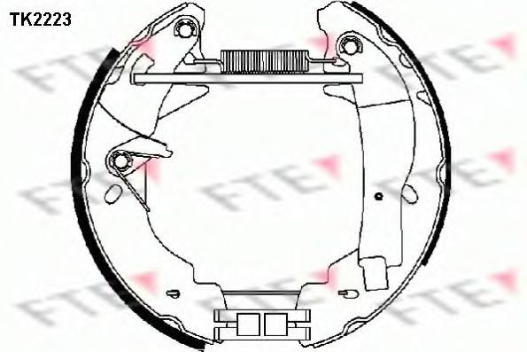 Imagine Set saboti frana FTE TK2223