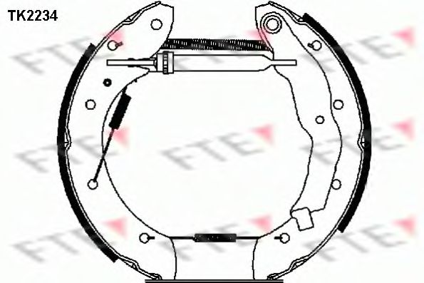 Imagine Set saboti frana FTE TK2234