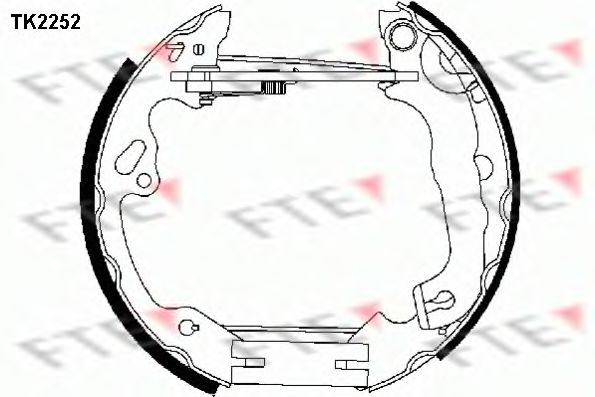 Imagine Set saboti frana FTE TK2252