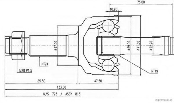 Imagine Set articulatie, planetara HERTH+BUSS JAKOPARTS J2826019