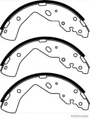 Imagine Set saboti frana HERTH+BUSS JAKOPARTS J3503050