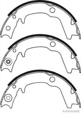 Imagine Set saboti frana HERTH+BUSS JAKOPARTS J3505045
