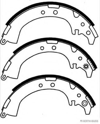 Imagine Set saboti frana HERTH+BUSS JAKOPARTS J3506020