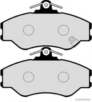 Imagine set placute frana,frana disc HERTH+BUSS JAKOPARTS J3600513