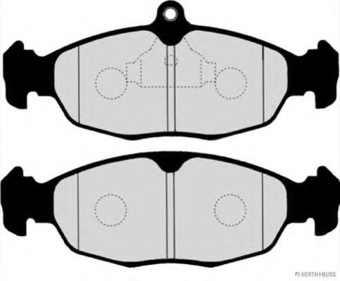 Imagine set placute frana,frana disc HERTH+BUSS JAKOPARTS J3600908